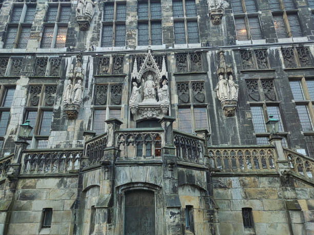 istock Aachen, Germany - Historical town hall is a prominent building 1369263896