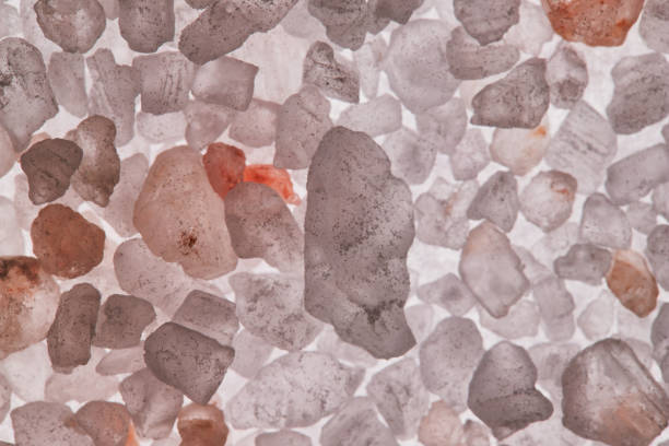 Crystals of pink Himalayan salt. High quality photo