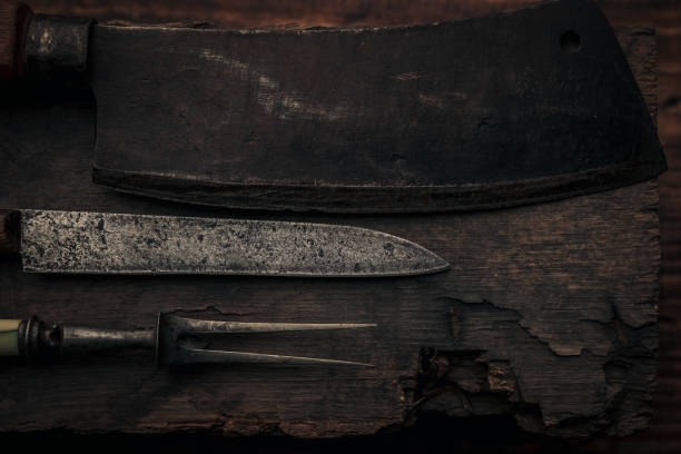 istock different vintage utensils for cooking meat on an old wood board 1369273272