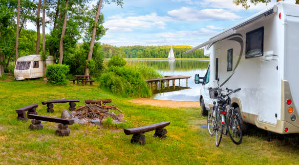 vacaciones en alemania - recreación de verano en el lago - masuren fotografías e imágenes de stock