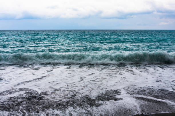 Sea waves at Qixingtan, Hualien, Taiwan