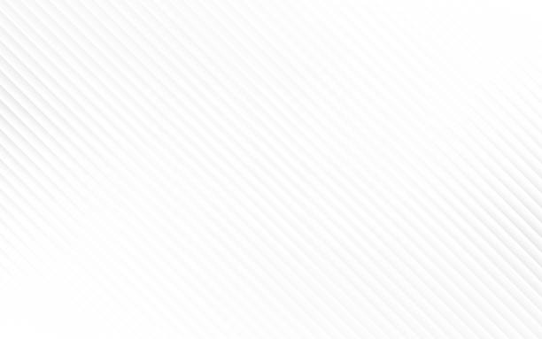 ilustrações de stock, clip art, desenhos animados e ícones de abstract diagonal lines. white background with smooth stripes. minimal website backdrop template. clean design for brochure or poster. vector illustration - plano de fundo abstrato