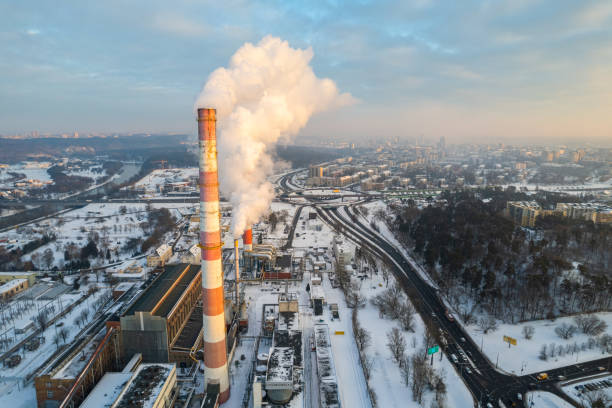 istock Industrial view of Vilnius 1369281686