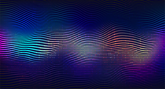 Vector abstract vibrant background