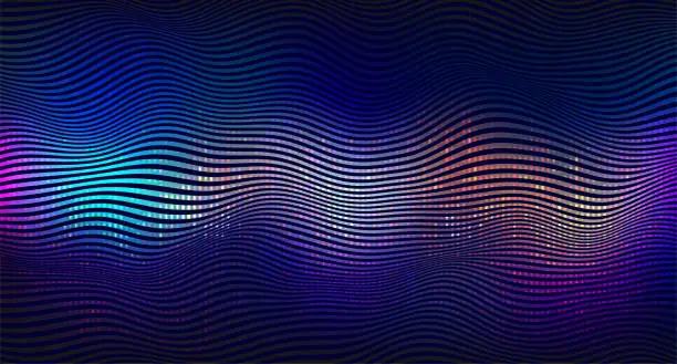 Vector illustration of Vector abstract vibrant background