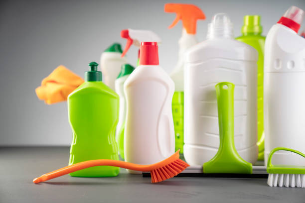 istock House  and office cleaning products. 1369292716