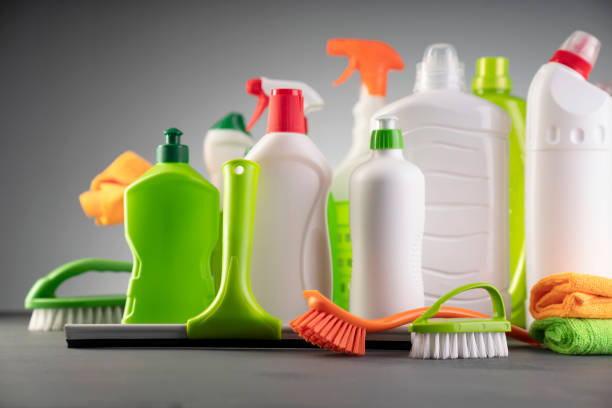 istock House  and office cleaning products. 1369292737