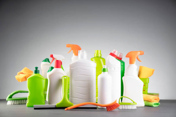 istock House  and office cleaning products. 1369292752