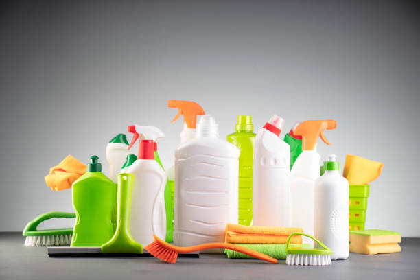istock House  and office cleaning products. 1369292765