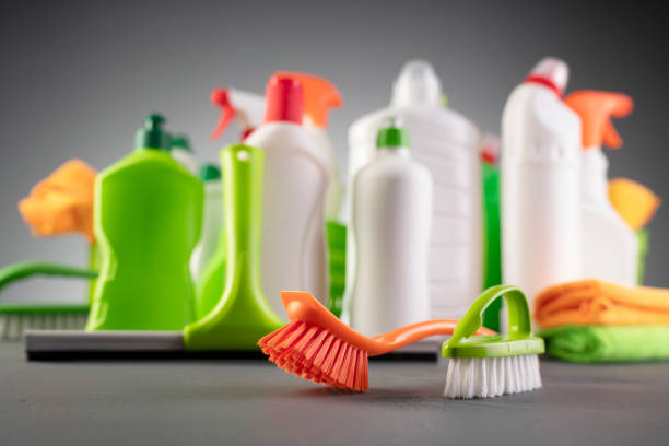 istock House  and office cleaning products. 1369292816