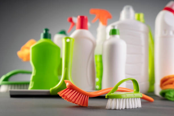 istock House  and office cleaning products. 1369292818