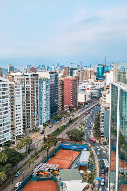 istock Top view of the city. Lima, Peru. 1369300757