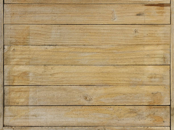 istock Old weathered wooden pine wood plank paneling packaging crate background. 1369306483
