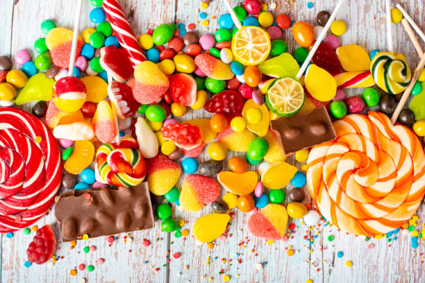 istock An assortment of colourful, festive sweets 1369307951