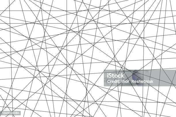 Random Polygon Black Line Simple Pattern Random Line Pattern Geometric Abstract Lines Background Black Chaotic ...