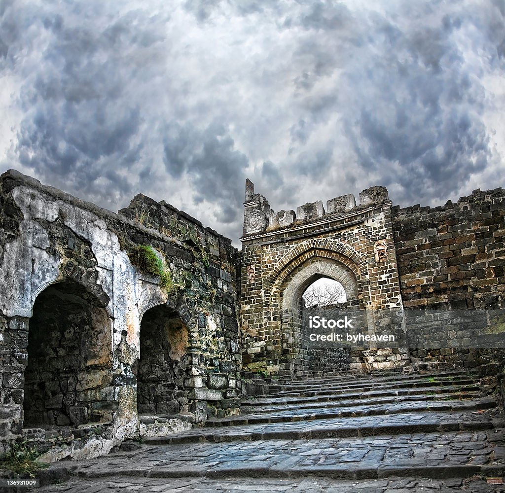 Daulatabad fort in Aurangabad Indien - Lizenzfrei Festung Stock-Foto