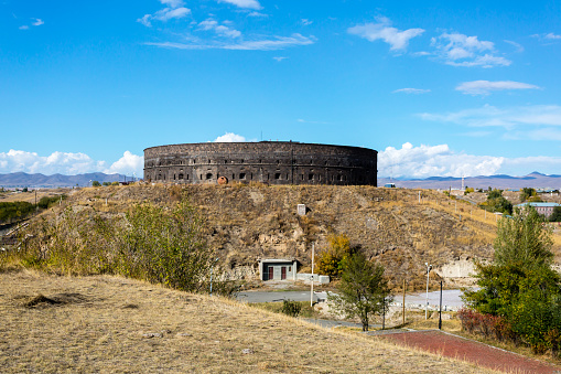 Black Fortress or Sev Berd, Russian imperial fortress in Gyumri, Armenia