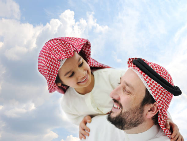 istock Arabic father and little kid 1369317668