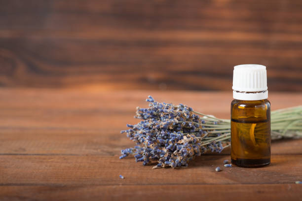 istock Lavender cosmetic. aromatic lavender oil. 1369318450