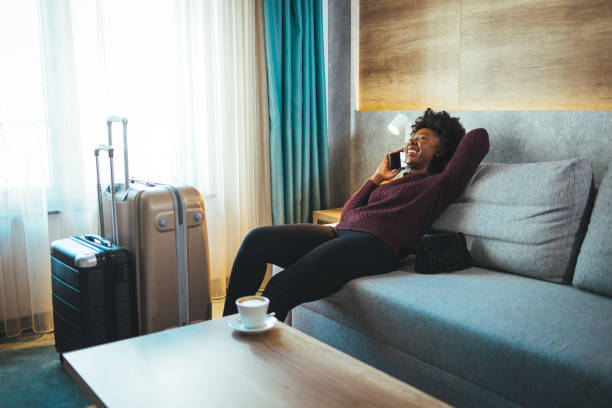istock Use your smartphone to book a trip. 1369323177