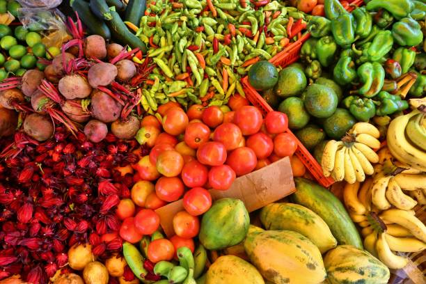 istock Pointe a Pitre fruit marketplace, Guadeloupe 1369324625