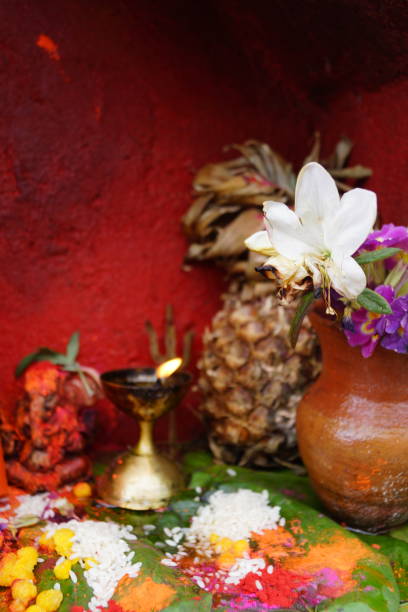istock Hindu Prayer Alter in West Sikkim, India 1369332812