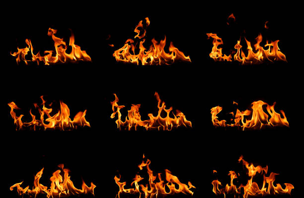 istock bonfire that burns fuel Heat energy from the fire 1369335185