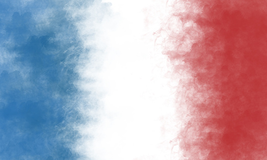 France flag, flag illustration. Flag colors of france blurred, for illustration and elections.