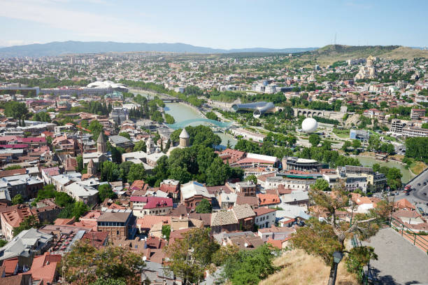 istock Rooftops in center Tbilisi city 1369342458