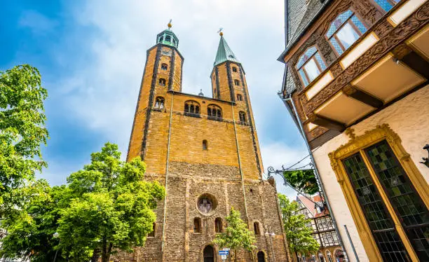 The church of Goslar in the Harz. High quality photo