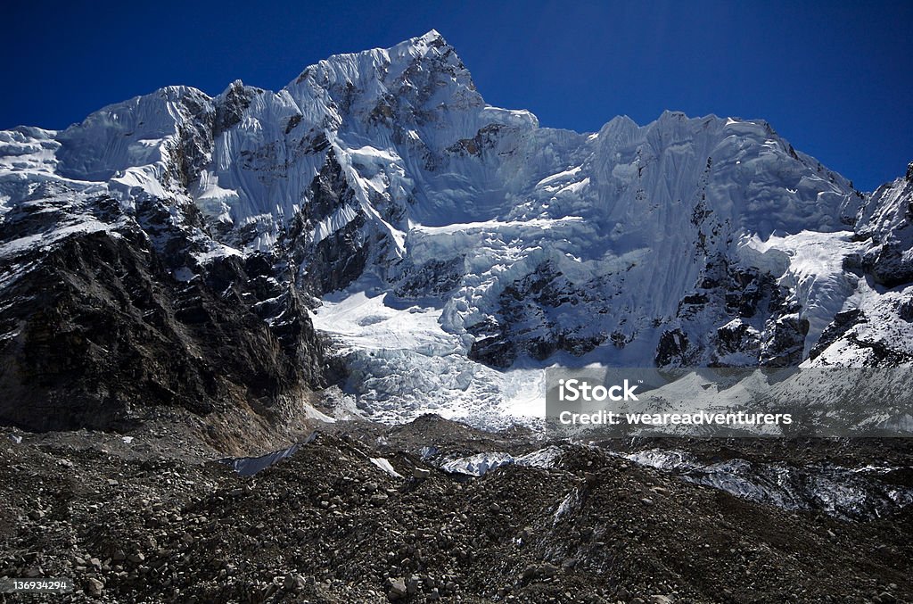 Glacier Khumbu - Photo de Asie libre de droits