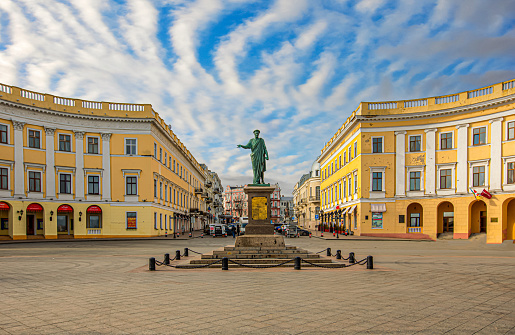 Monument to Duc de Richelieu in Odessa