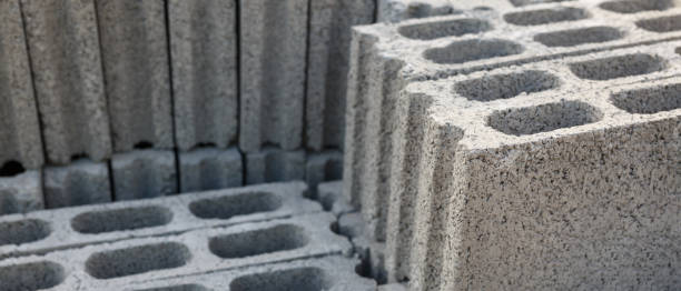 istock Brick and block masonry walls with plaster 1369344435
