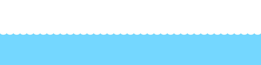 Water waves background. Sea, ocean or river concept. Flat style. Vector illustration