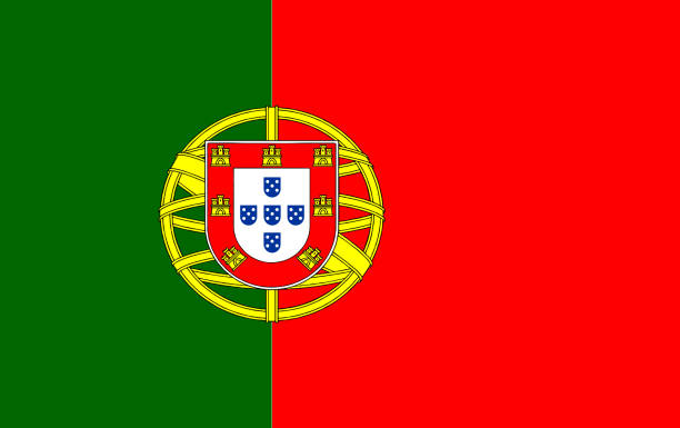 표준 모양 색상 포르투갈 국기, 포르투갈 템플릿 배너의 기호, 카드, 광고, 홍보, 광고, 웹 디자인, 잡지,"낸드 비즈니스 매칭 국가 포스터, 벡터 일러스트 - portugal stock illustrations