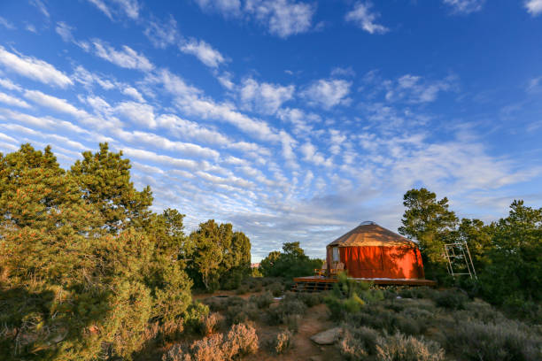 istock Camping yurt on Gooseberry Mesa, Utah 1369357182