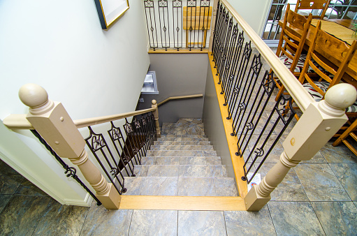 Staircase to basement