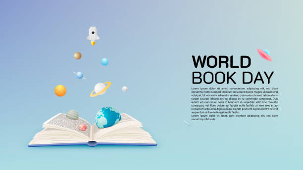 istock Concept art of book for celebrate world book day 1369372345