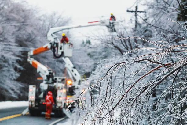 Photo of Restoring Power During Ice Storm