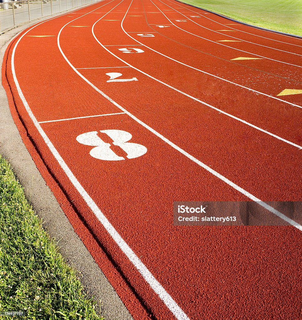 Running Track ich - Lizenzfrei Universität Stock-Foto