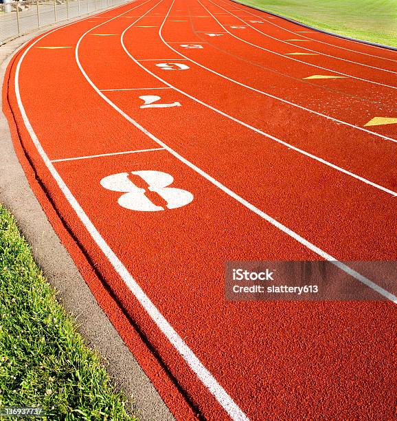 Running Track Ich Stockfoto und mehr Bilder von Universität - Universität, Bildung, Composite-Technik