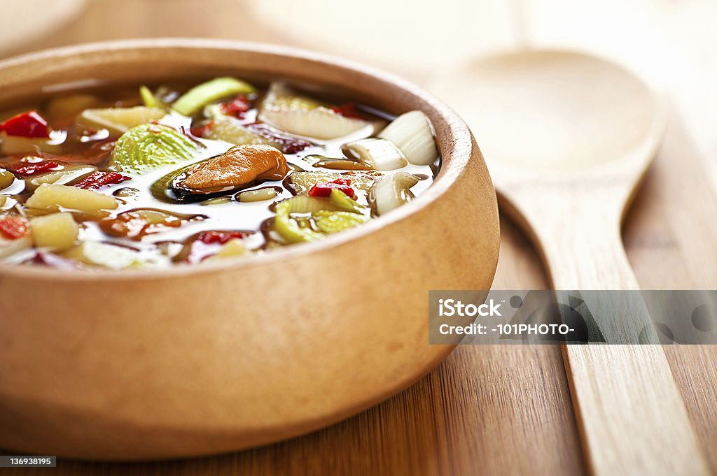 Thai Zuppa Tom Yam - Foto stock royalty-free di Calore - Concetto