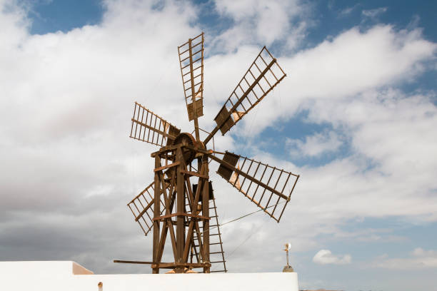 istock Windmill in Fuerteventura, Spain 1369384557