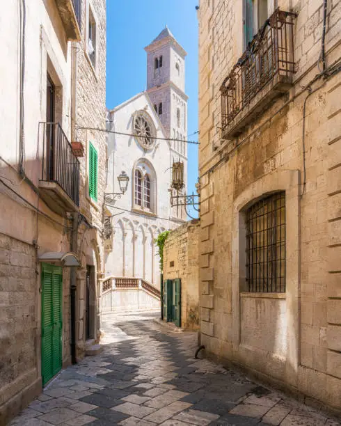 Scenic sight in Giovinazzo, town in the province of Bari, Puglia (Apulia), southern Italy.