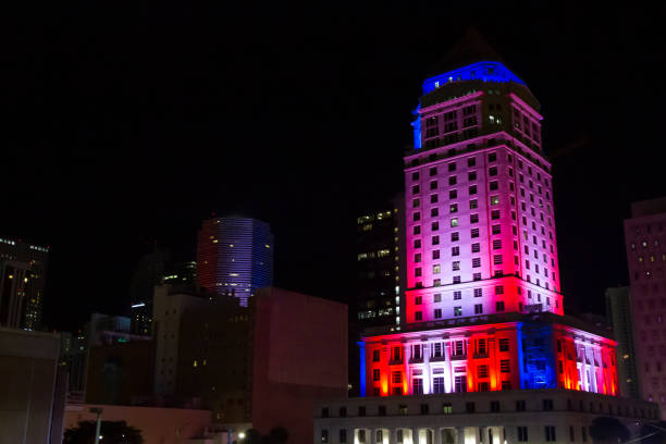 istock Miami - Dade County Courthouse in Miami Downtown, Miami, Florida, USA. 1369391426