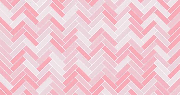 ilustrações, clipart, desenhos animados e ícones de padrão de ladrilho herringbone. fundo de tijolos de cerâmica brancas diagonais. ilustração vetorial - tile tiled floor bathroom backgrounds