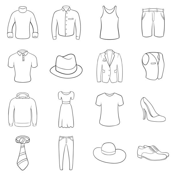 4,700+ Jeans Outline Illustrations, Royalty-Free Vector Graphics & Clip ...