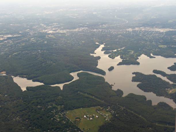 istock Baltimore, Maryland aerial view from an airplane window 1369395521