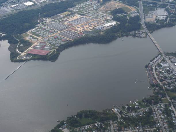 istock Baltimore, Maryland approaching the Baltimore/Washington International Thurgood Marshall Airport. 1369395635
