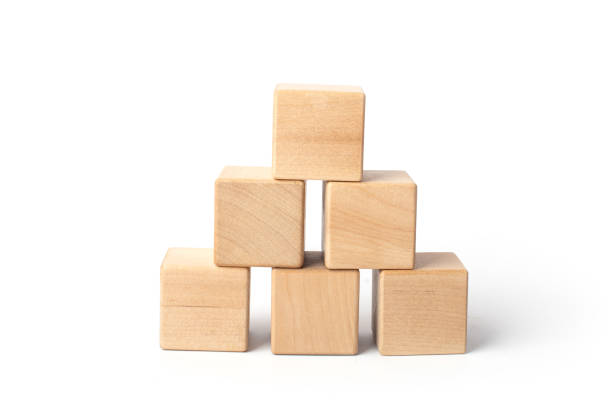 istock tower made of wooden cubes on white background 1369401120